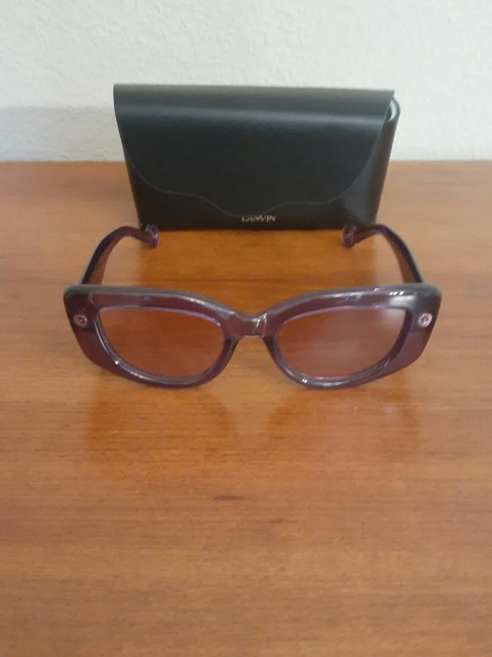 Lanvin purple plastic